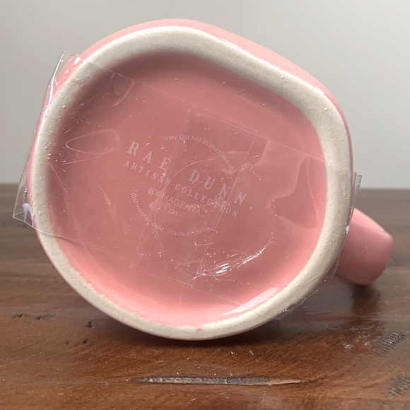 Rae Dunn “I Don’t Give A Flock” Mug with Flamingo Topper - Picture 8 of 14